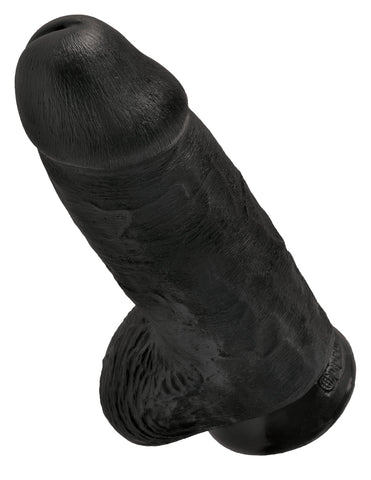 King Cock Chubby 9 Inch Realistic Dildo with Suction Cup - Realistic Dildos