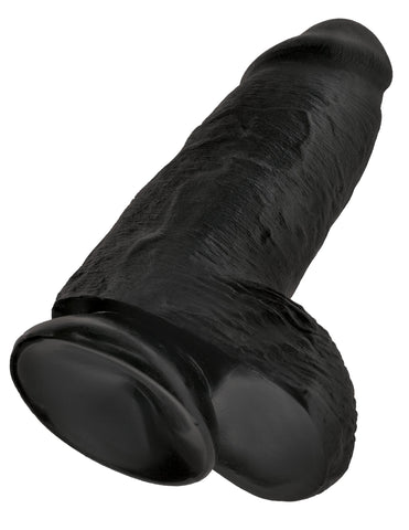 King Cock Chubby 9 Inch Realistic Dildo with Suction Cup - Realistic Dildos