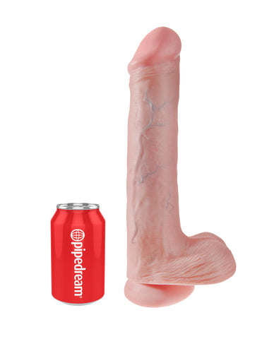 King Cock 13 Inch Realistic Cock with Balls - Realistic Dildos