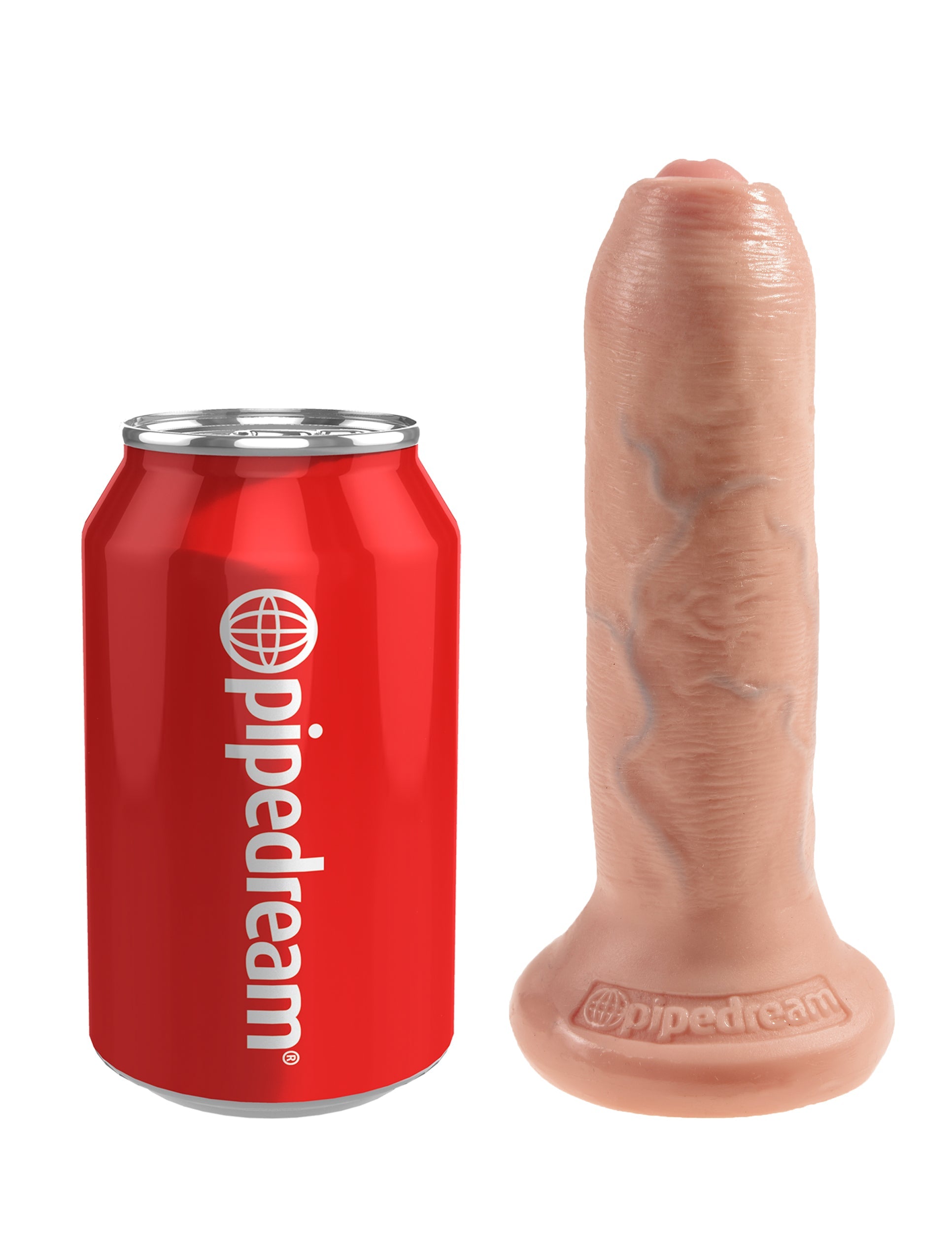 King Cock Uncut Lifelike with Foreskin Realistic Dildo Flesh Realistic Dildos