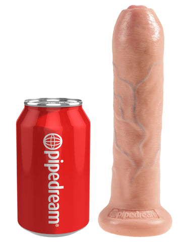 King Cock Uncut Lifelike with Foreskin Realistic Dildo Flesh - Realistic Dildos
