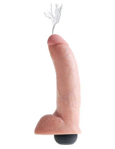 King Cock Squirting Realistic Cock with Balls Flesh - Realistic Dildos