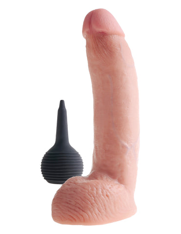 King Cock Squirting Realistic Cock with Balls Flesh - Realistic Dildos