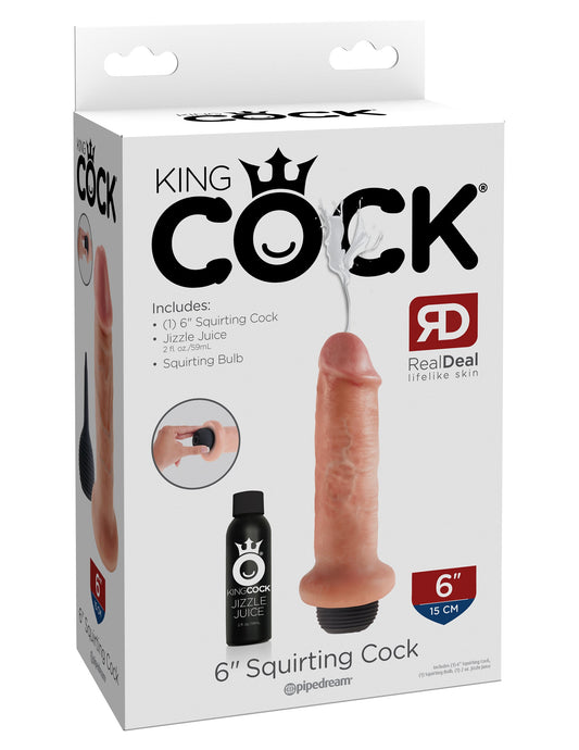 King Cock Realistic Squirting Cock Flesh - Realistic Dildos