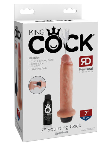 King Cock Realistic Squirting Cock Flesh - Realistic Dildos