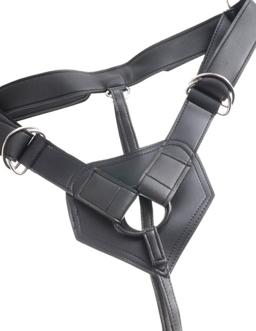 King Cock Strap-On Harness with 8 inch Realistic Cock - Strap On Sextoys