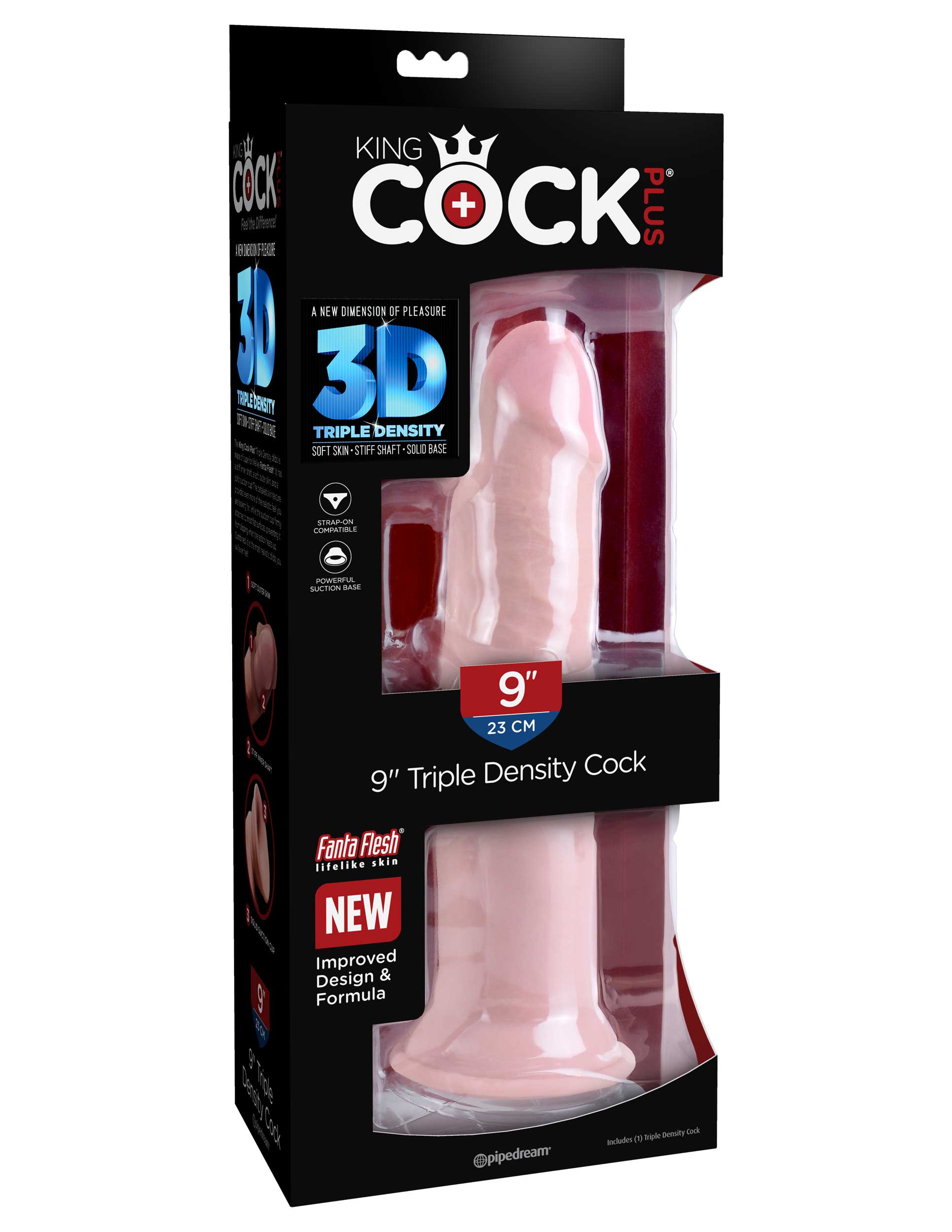 King Cock Plus Triple Density Realistic Feel Dildo Realistic Dildos
