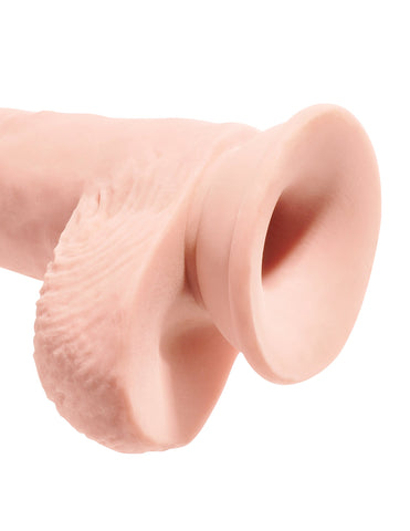 King Cock Plus 10 Inch Triple Density Fat Cock with Balls - Realistic Dildos
