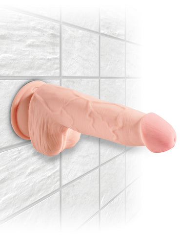 King Cock Plus Triple Density Realistic Cock with Balls - Realistic Dildos