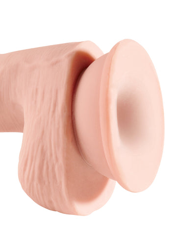 King Cock Plus Triple Density Realistic Cock with Balls - Realistic Dildos