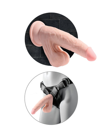 King Cock Plus Triple Density Cock With Swinging Balls - Realistic Dildos