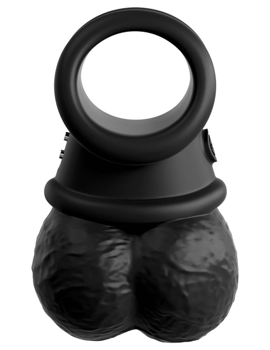 King Cock Elite The Crown Jewels Vibrating Silicone Balls - Ball and Cock Toys