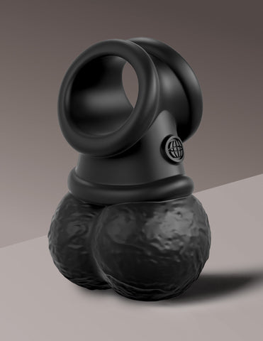 King Cock Elite The Crown Jewels Weighted Silicone Balls - Realistic Dildos