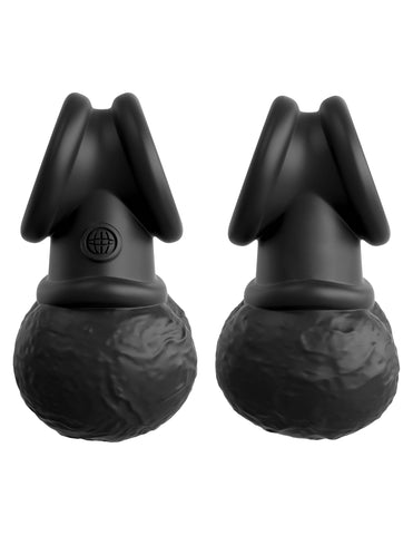 King Cock Elite The Crown Jewels Weighted Silicone Balls - Realistic Dildos