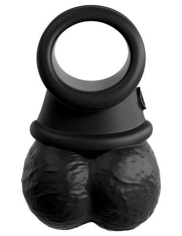King Cock Elite The Crown Jewels Weighted Silicone Balls - Realistic Dildos