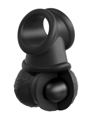 King Cock Elite The Crown Jewels Weighted Silicone Balls - Realistic Dildos