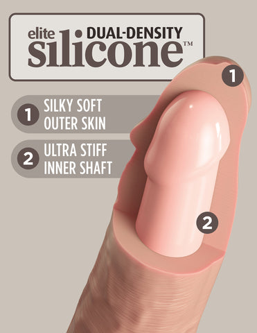 King Cock Elite Ultimate Vibrating Silicone Body Dock Kit - Realistic Dildos