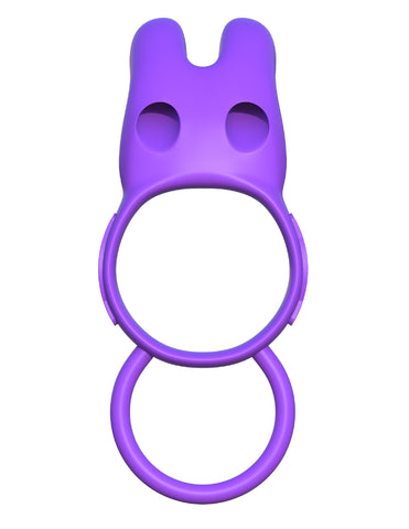 Pipedream Fantasy C-Ringz Twin Teazer Rabbit Cock Ring - Vibrating Cock Rings