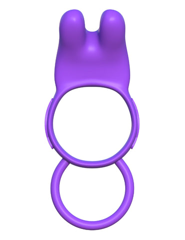 Pipedream Fantasy C-Ringz Twin Teazer Rabbit Cock Ring - Vibrating Cock Rings