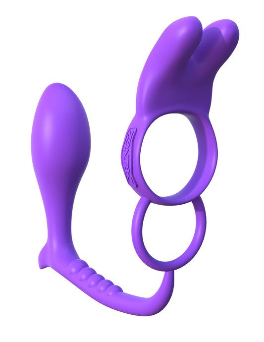 Pipedream Fantasy C-Ringz Ass-Gasm Vibrating Rabbit Ring - Cock Rings