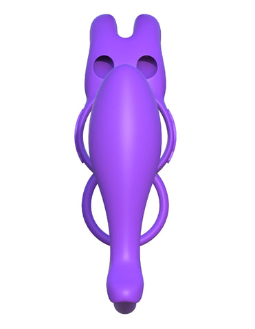 Pipedream Fantasy C-Ringz Ass-Gasm Vibrating Rabbit Ring - Cock Rings