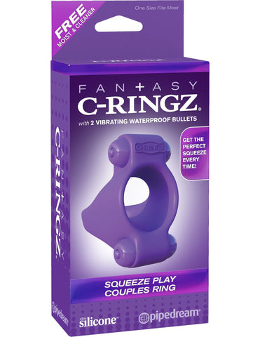 Pipedream Fantasy C-Ringz Squeeze Play Couples Cock Ring - Cock Rings