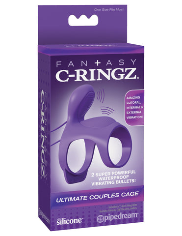 Pipedream Fantasy C-Ringz Ultimate Couples Cock Cage - Cock Rings