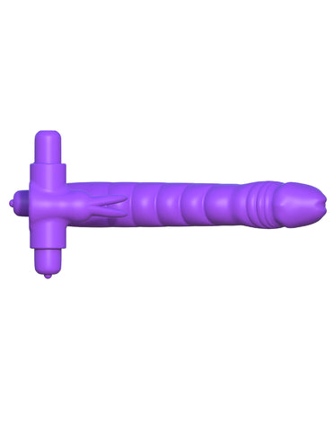 Fantasy C-Ringz Silicone Double Penetrator Rabbit Cock Ring - Vibrating Cock Rings