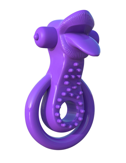 Pipedream Fantasy C-Ringz Lovely Licks Couples Ring - Vibrating Cock Rings