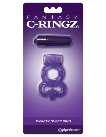 Pipedream Fantasy C-Ringz Infinity Super Vibrating Cock Ring - Vibrating Cock Rings