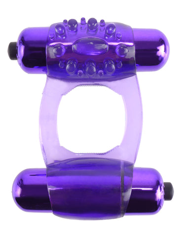 Pipedream Fantasy C-Ringz Duo Super Vibrating Cock Ring - Cock Rings