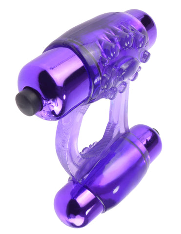 Pipedream Fantasy C-Ringz Duo Super Vibrating Cock Ring - Cock Rings