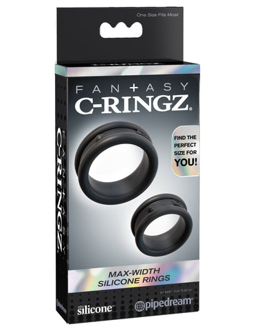 Pipedream Fantasy C-Ringz Max Width Silicone Cock Rings - Cock Rings