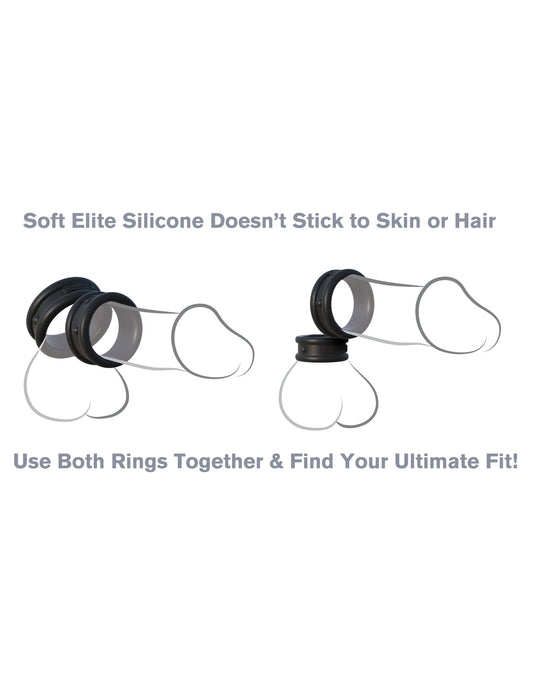 Pipedream Fantasy C-Ringz Max Width Silicone Cock Rings - Cock Rings