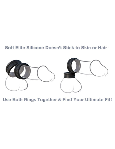 Pipedream Fantasy C-Ringz Max Width Silicone Cock Rings - Cock Rings