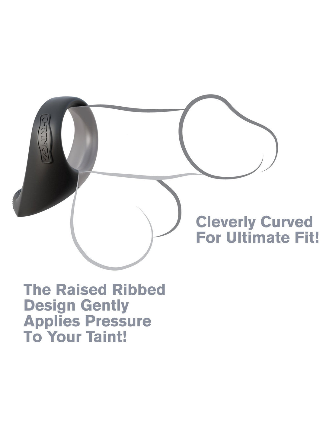 Pipedream Fantasy C-Ringz Silicone Taint Alizer Cock Ring Cock Rings