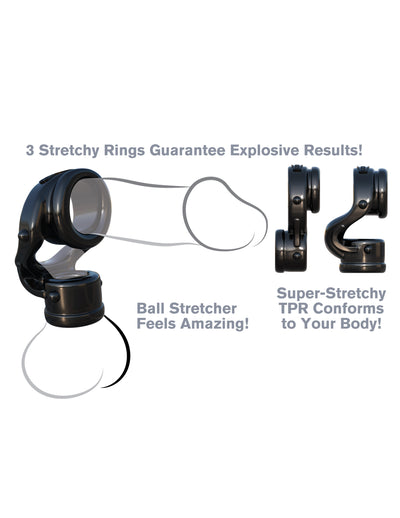 Pipedream Fantasy C-Ringz Ironman Triple Cock Ring Stretchy Cock Rings