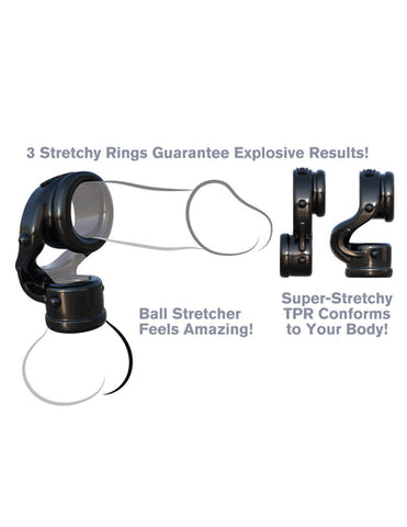 Pipedream Fantasy C-Ringz Ironman Triple Cock Ring - Stretchy Cock Rings