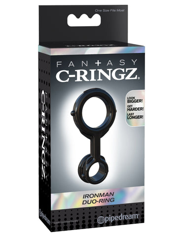 Pipedream Fantasy C-Ringz Ironman Duo Stretchy Cock Ring - Cock Rings