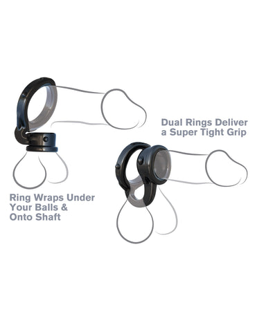 Pipedream Fantasy C-Ringz Ironman Duo Stretchy Cock Ring - Cock Rings