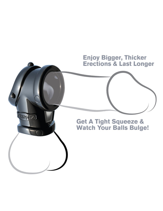 Pipedream Fantasy C-Ringz Cock Pipe With Ball-Stretcher - Cock Rings