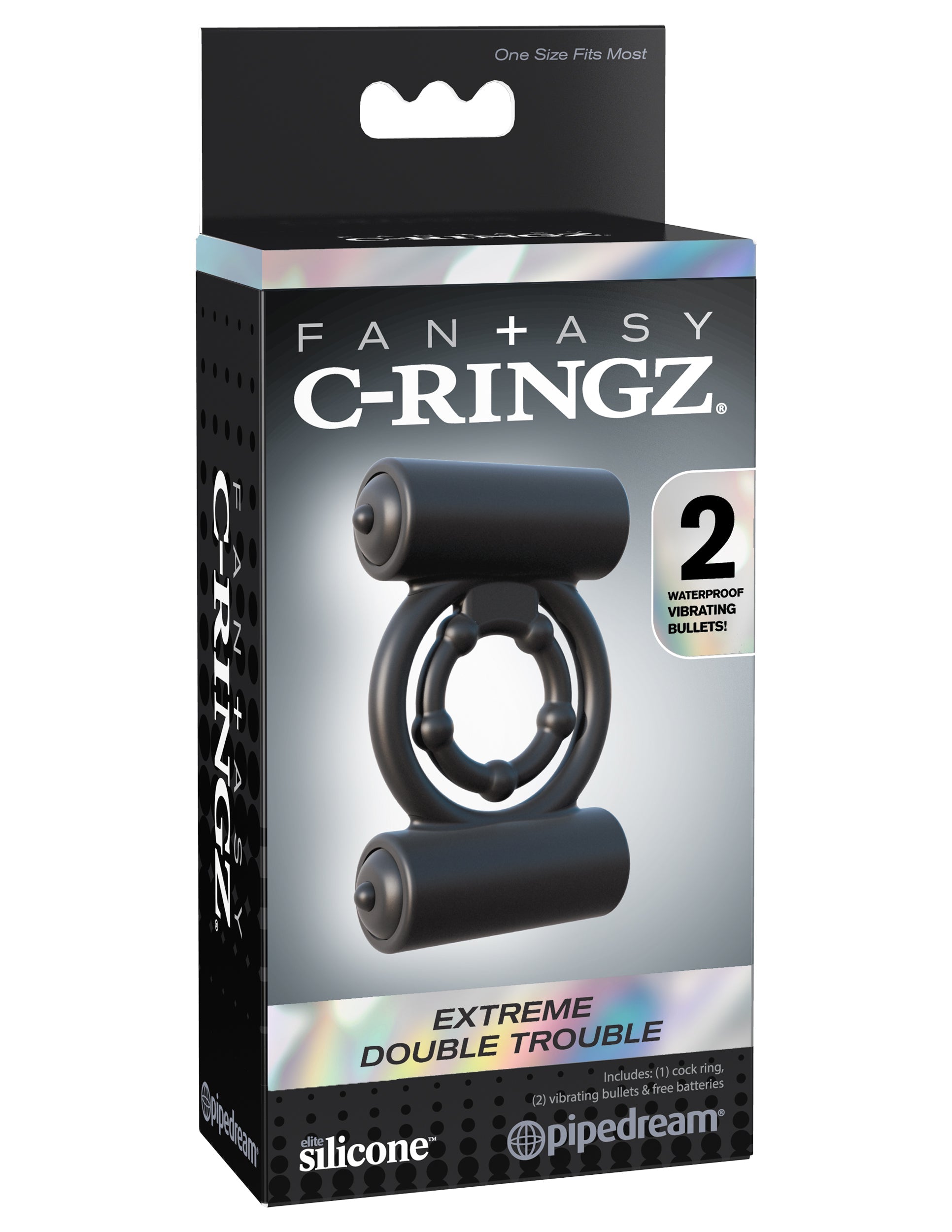 Pipedream Fantasy C-Ringz Extreme Double Trouble Cock Ring Cock Rings