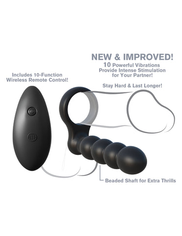 Pipedream Fantasy C-Ringz Remote Control Double Penetrator - Vibrating Cock Rings