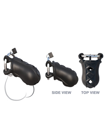 Pipedream Fantasy C-Ringz Extreme Silicone Cock Blocker - Male Chastity