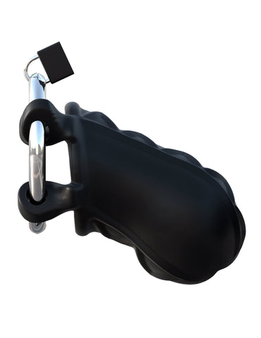 Pipedream Fantasy C-Ringz Extreme Silicone Cock Blocker - Male Chastity