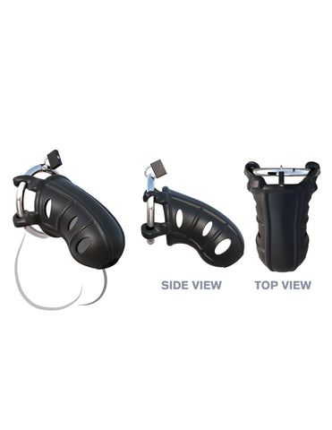 Pipedream Fantasy C-Ringz Hardcore Silicone Cock Blocker - Male Chastity