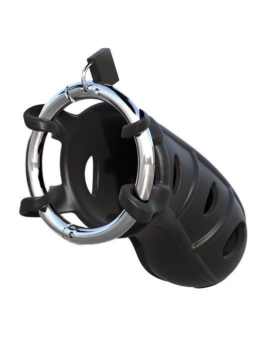 Pipedream Fantasy C-Ringz Hardcore Silicone Cock Blocker - Male Chastity