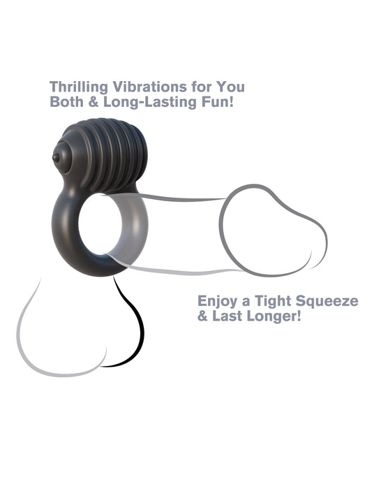 Pipedream Fantasy C-Ringz Blackjack Power Cock Ring - Vibrating Cock Rings