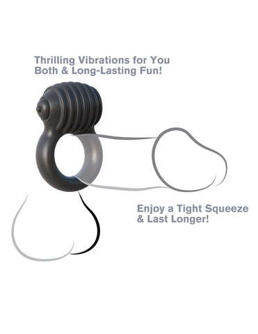 Pipedream Fantasy C-Ringz Blackjack Power Cock Ring - Vibrating Cock Rings