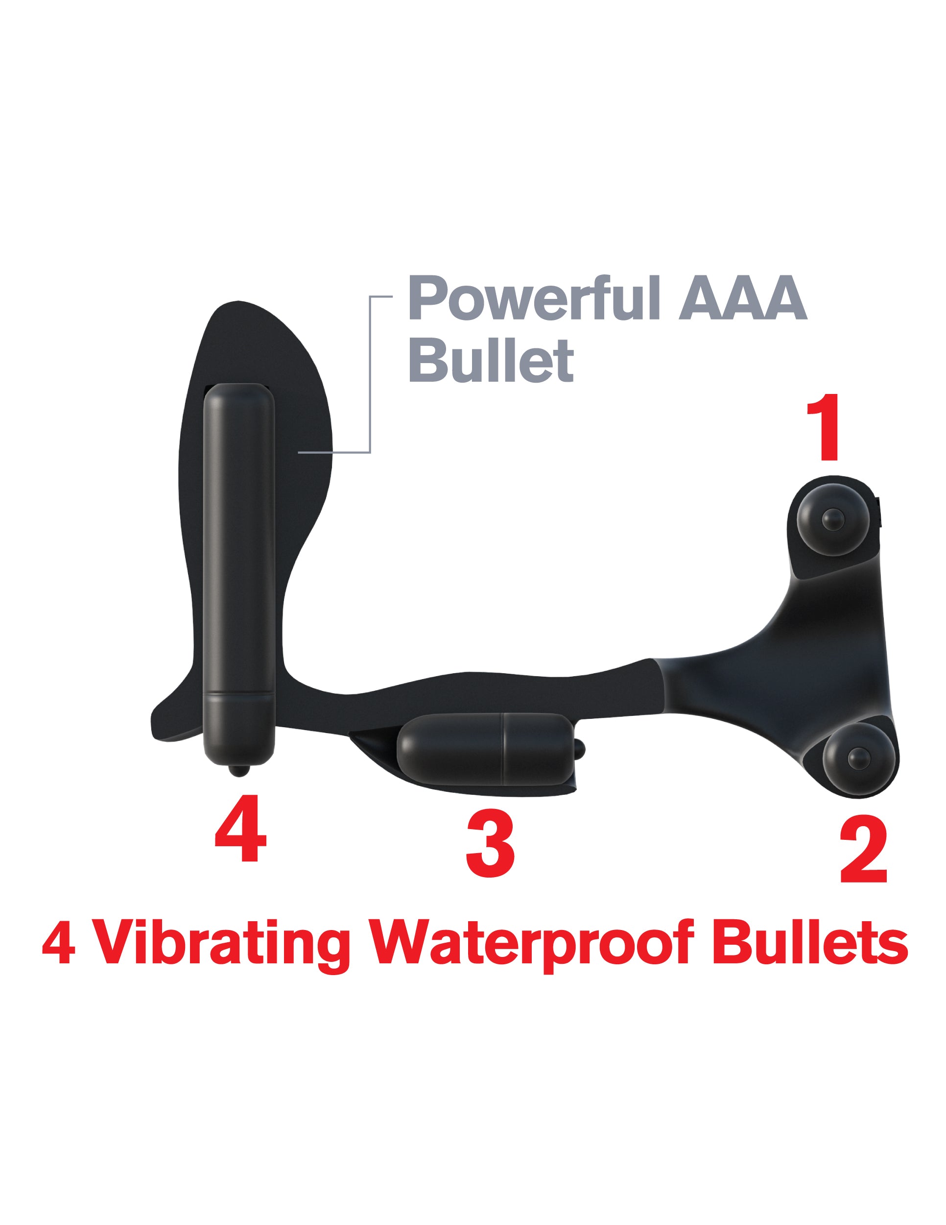 Pipedream Fantasy C-Ringz Ultimate Ass-Gasm Penis Ring Vibrating Cock Rings